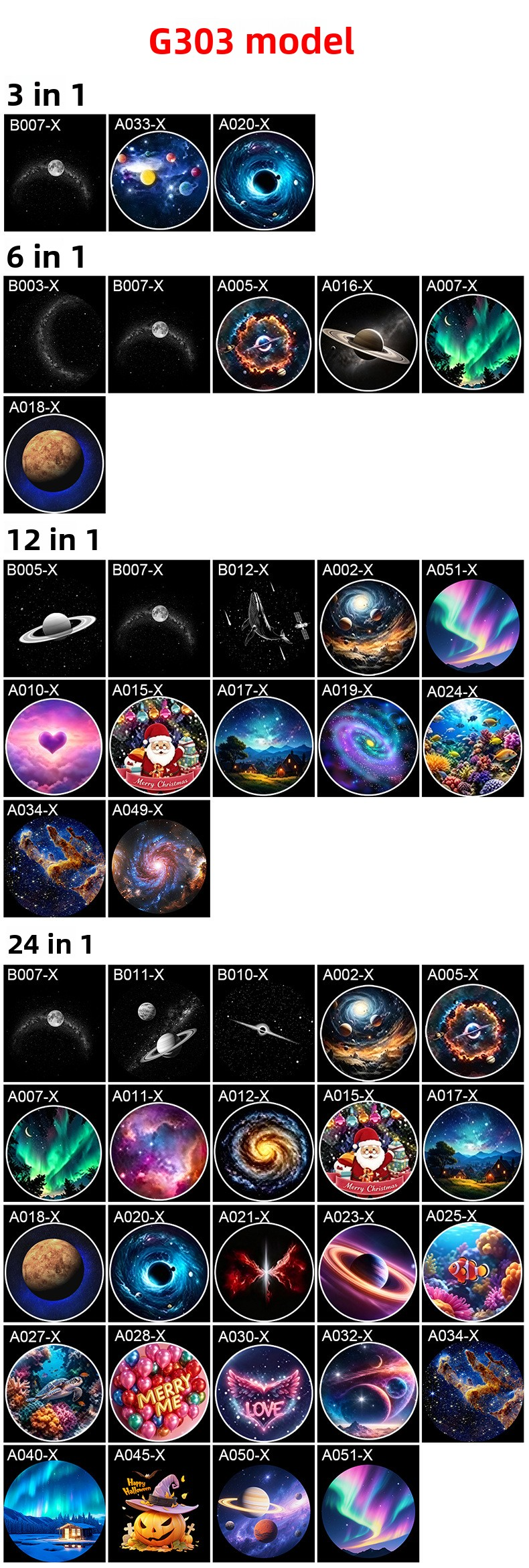2026 New Star Projector Light, Replaceable Film Slides USB Star Night Light, for Car, Bedroom, Party Decoration
