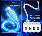 2026 New Star Projector Light, Replaceable Film Slides USB Star Night Light, for Car, Bedroom, Party Decoration