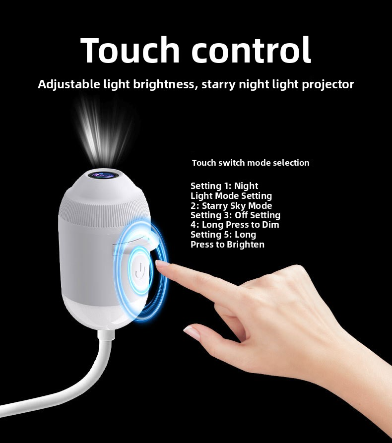 2026 New Star Projector Light, Replaceable Film Slides USB Star Night Light, for Car, Bedroom, Party Decoration