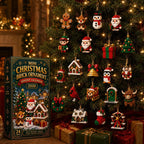 24-Day Mini Christmas Ornament Advent Calendar | buildable designs with hanging loops 🎄