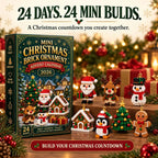 24-Day Mini Christmas Ornament Advent Calendar | buildable designs with hanging loops 🎄