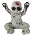 Spooky Foamed Latex Skull Figurine Halloween Home Party Decor Ornament