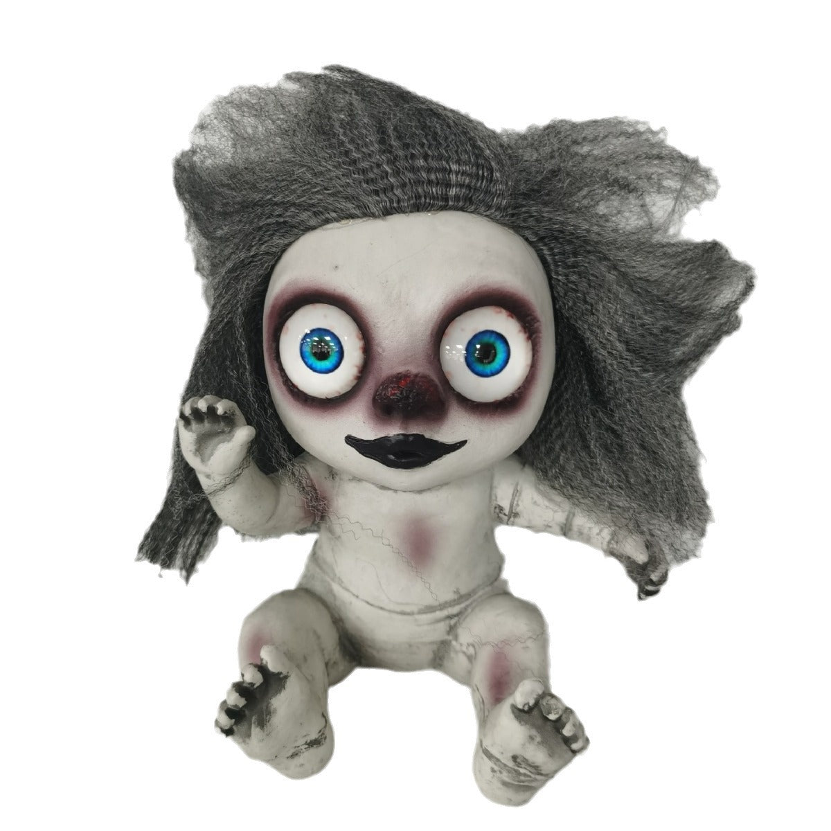 Spooky Realistic Latex Skull Statue Scary Halloween Home Haunted House Decoration Props