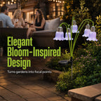 ⏳Time-Limited Special⏰Solar Flower Lights for Outdoor Garden – Waterproof LED Glowing Flowers for Patio, Lawn & Yard Decor, Auto On/Off